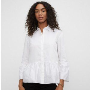 Club Monaco - Rushed Cuff & Hem Statement Shirt
